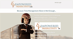 Desktop Screenshot of empoweredproductivity.com